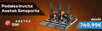 Pedales Invicta Asetek Simsports