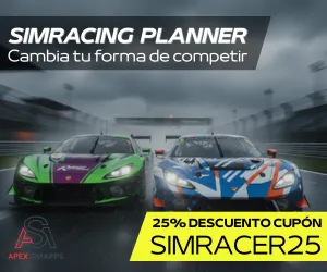 Simracing Planner 25% descuento